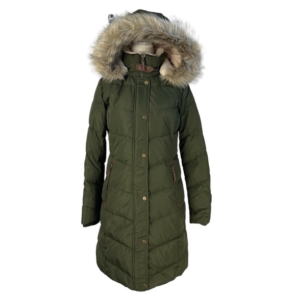 Lauren Ralph Lauren Jackets & Blazers - Lauren RALPH LAUREN FAUX FUR LINED HOODED DOWN PUFFER COAT STYLE # 24658 NWT